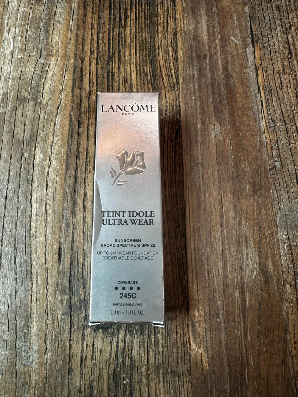 Lancôme Teint Idole Ultra Wear Foundation - Cream 245C (Silver & Black Accents)